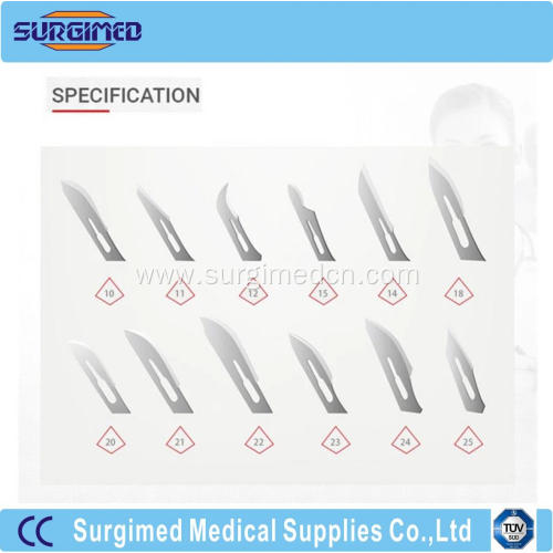 Disposable Stainless Steel Carbon Steel Surgical Blades